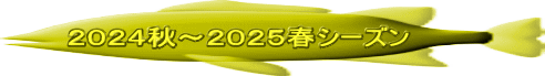 ２０２４秋～２０２５春シーズン